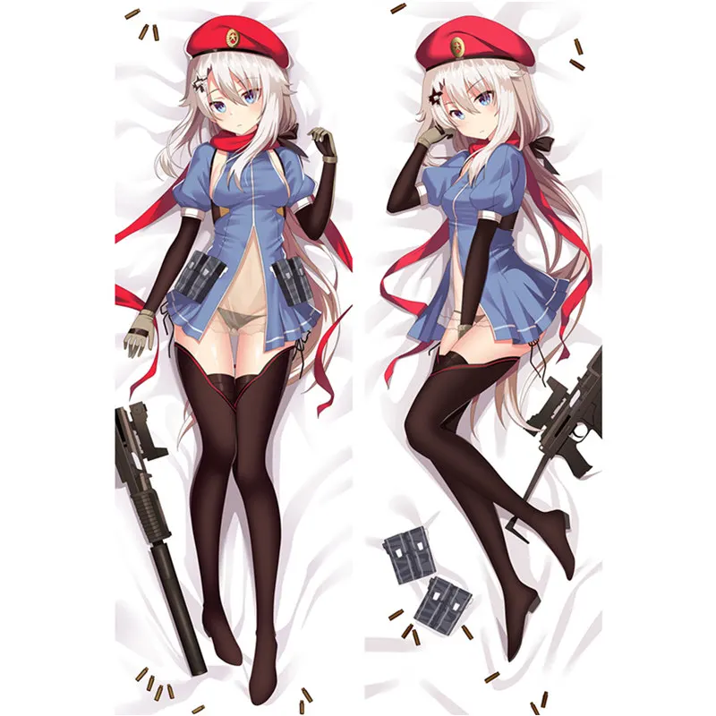 Peach skin Аниме игра девушки Frontline наволочка Frontline Dakimakura Чехол сексуальная девушка 3D двусторонняя постельные принадлежности обнимая Наволочки для подушек GF2 - Цвет: Peach skin