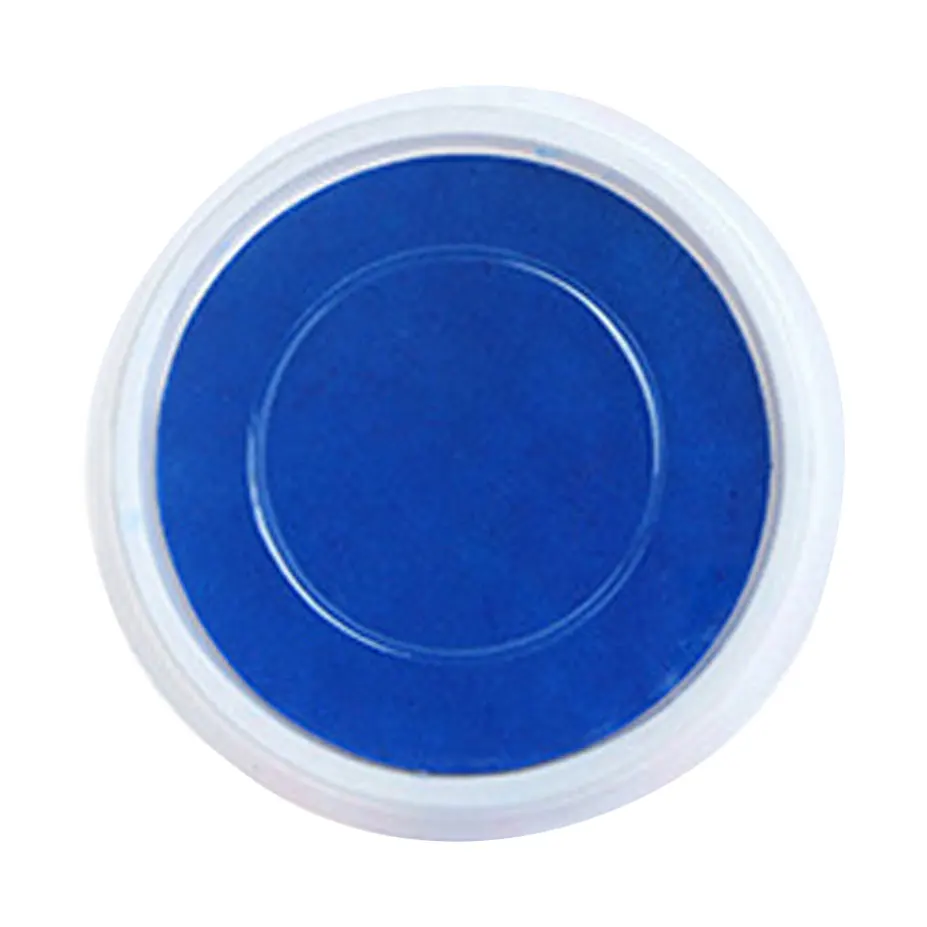 blue Сделай Сам, рисованная игрушка для рисования, цветная Крафтовая чернильная подушечка, цветные штампы, игрушка, граффити, краски, игрушки, нетоксичные - Цвет: blue