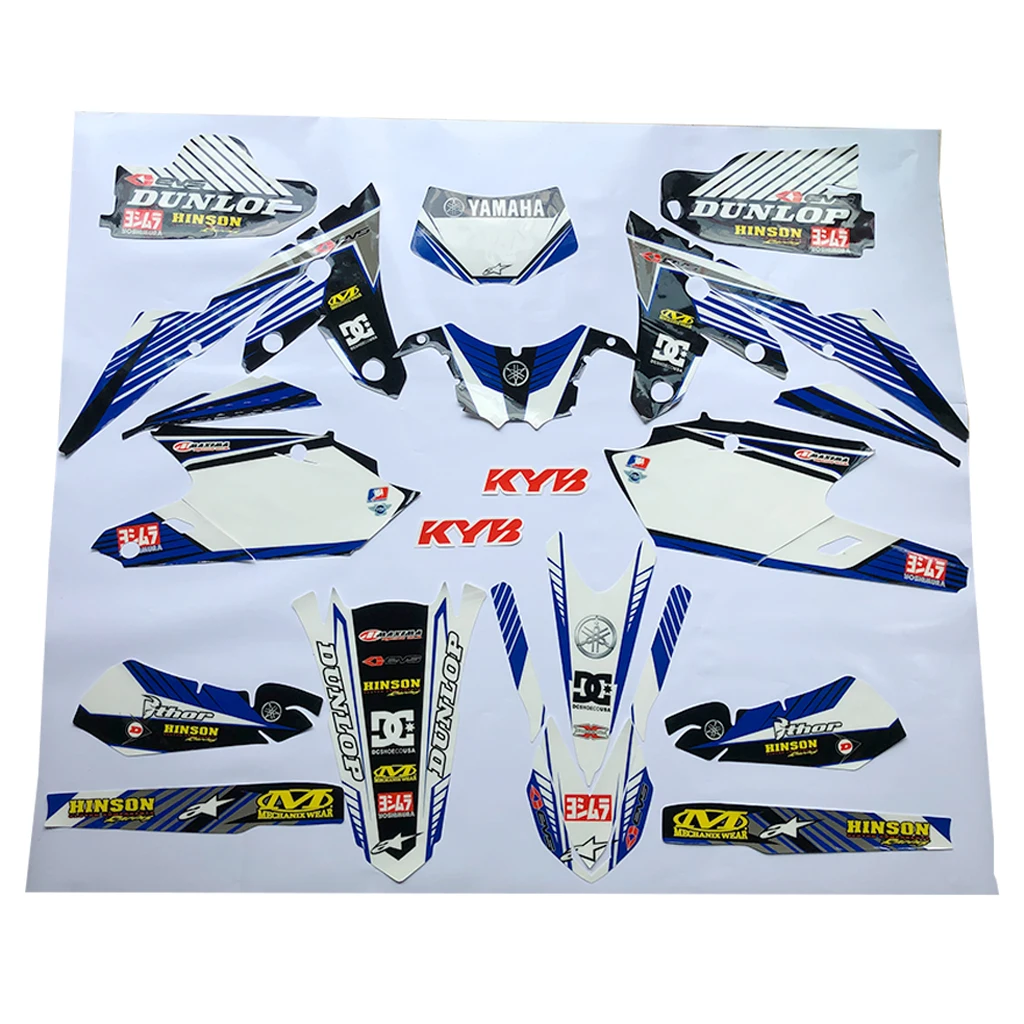 HUMMART Motocross Graphics Dirt Bike Наклейка Виниловая наклейка полный комплект для Yamaha WR450F WR 450F