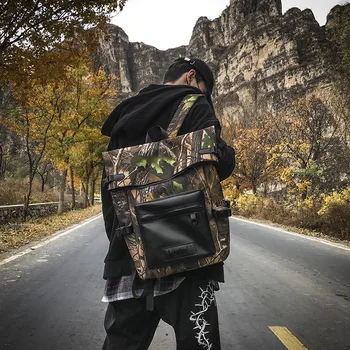 

Roll cover backpack cool couple backpack casual male travel bag student computer bag BM01-BP-qlfjrx
