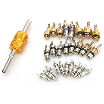 

Automobile air conditioning valve core valve core wrench Car A/C Tire Valve Stem Core Remover Tool Kit