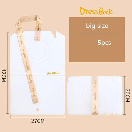No.c big 5pcs Органайзер для одежды, T складыватель для рубашек, складная подвесная Полочка для одежды, шкаф, разделяющая перегородку - Цвет: No.c big 5pcs