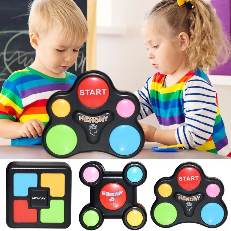 Звуковые интерактивные игровые Игрушки для родителей и детей, мигание света, обучающая игровая консоль, головоломка, необходимые забавные игрушки