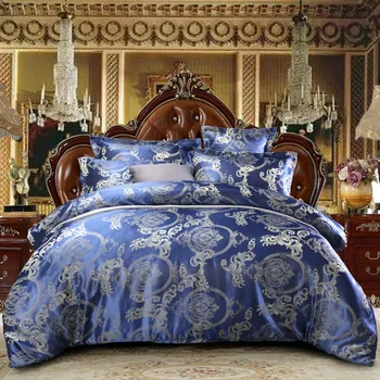 

Luxury Bedding Sets Jacquard Queen/King Size Duvet Cover Set wedding Bedclothes Bed Linen Quilt Cover20