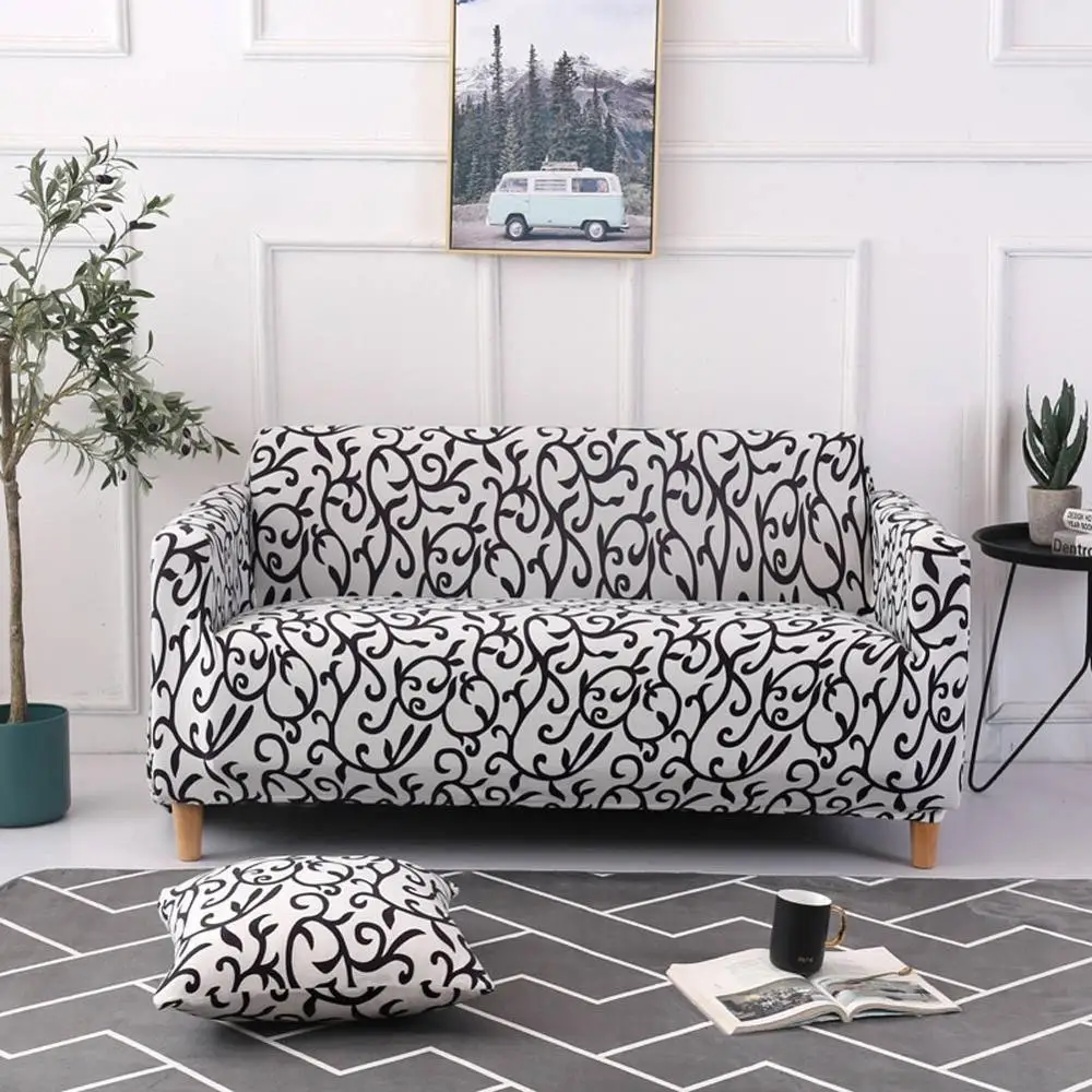 20191094 Чехол с скандинавским принтом(L Секционный или Loveseat или Coner) чехол для дивана все включено чехол для дивана плотная эластичная пленка - Цвет: 20191094