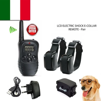 

Italia Collare di addestramento elettrico per cani impermeabile ricaricabile a distanza COLLARE ELETTRICO RICARICABILE PER IL