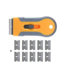

Scraper Spatula Razor Scraper 10pcs Razor Blades Car Auto Sticker Glue Remover Window Tint Tools Utility Knife