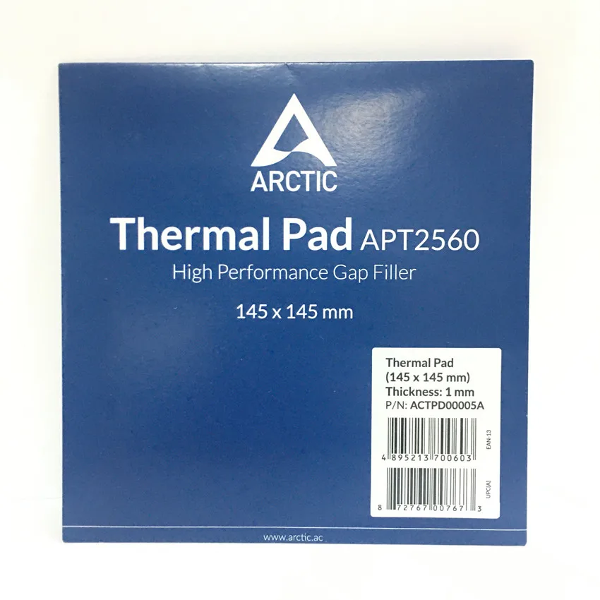 ARCTIC AC термальная прокладка 6,0 W/mK 0,5mm высокая эффективная теплопроводность оригинальная аутентичная Arctic термальная прокладка
