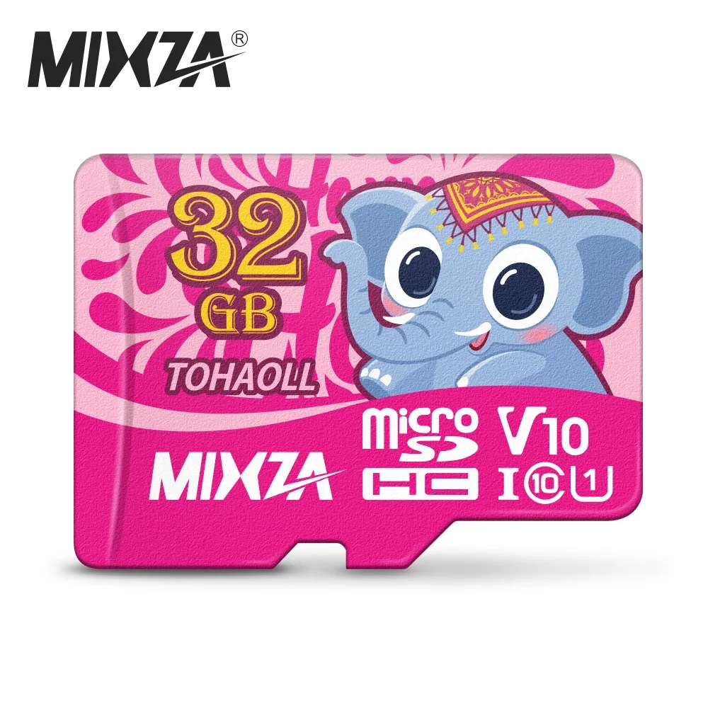 MIXZA слон слот для карт памяти 256 ГБ 128 Гб 64 Гб U3 80 МБ/с., 32 ГБ, Micro sd карта, Class10 UHS-1 флэш-карты памяти Microsd TF/sd карты s - Емкость: 32GB U1