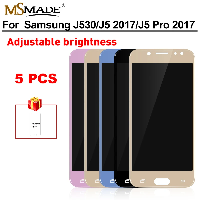 

5 PCS LCD For Samsung J5 2017 Display Touch Screen Digitizer J5 Pro J530M J530F SM-J530F LCD Touch Screen Digitizer Parts 5 PCS