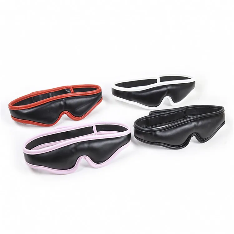 

Manufacturers Direct Selling Adult Products Sponge Eye Patch Blindfolded Bound Flirting Leather Mask Velcro Props Color
