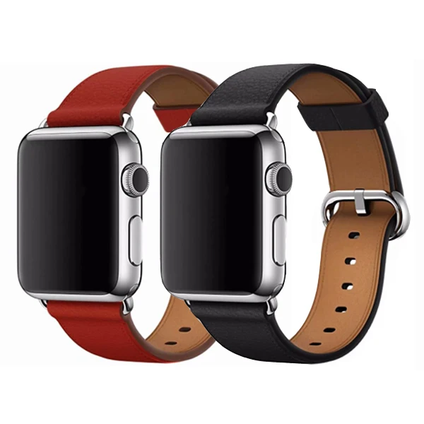 Удобная Петля из кожи для часов Apple Watch Band 42 мм 38 мм 40 мм ремешок 44 мм для iWatch Band series 4 3 2 1 series 5
