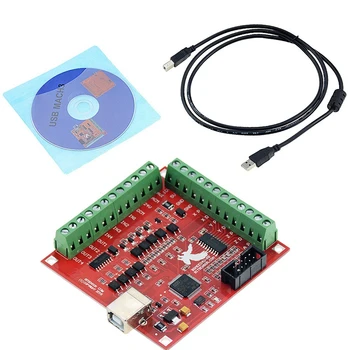 

CNC USB MACH3 100Khz Breakout Board 4 Axis Interface Driver Motion Controller 100Khz