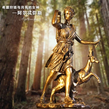 

ARTEMIS MOON GODDESS RETRO CRAFTS CREATIVE COFFEE CAFE GREEK MYTHOLOGY DECORATION ROOM DECORATION ACCESSORIES