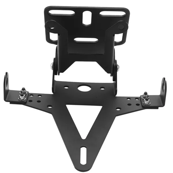 Motorcycle License Plate Holder Frame Adjustable Angle Bracket For Yamaha Yzf R1 R3 R6 R15 R25 Fz6