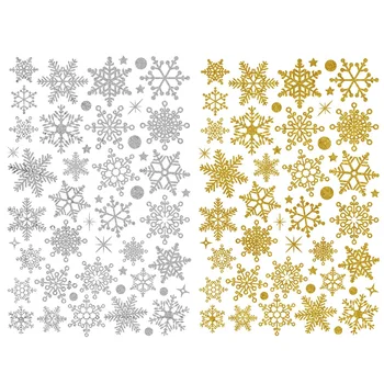 

Multi-Snowflake Electrostatic Sticker Glass Window Home Decoration Christmas Wall Decal Wallpaper