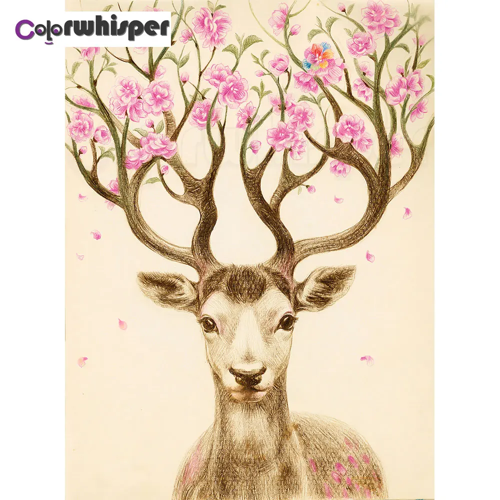Diamond Painting Full Square/Round Drill Sika Deer 5D Daimond Embroidery Cross Stitch Kit Mosaic Rhinestone Picture D069 | Дом и сад