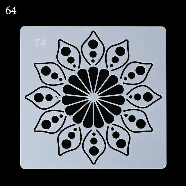 White Garden Craft Layering Stencils For Walls Painting Scrapbooking Stamp Album Decor Embossing Paper Card Template