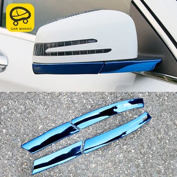 

CarManGo for Mercedes Benz A Class GLA CLA W176 Car Side Rearview Mirror Decoration Cover Trim Frame Sticker Exterior Accessory