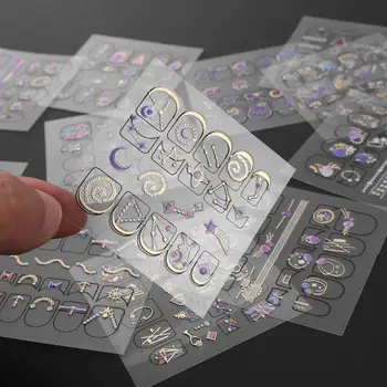 

3D Nail Sticker Charm Jewelry Design For Nails Sliders Tips Manicure DIY Decoration Nail Salon Art Stickers