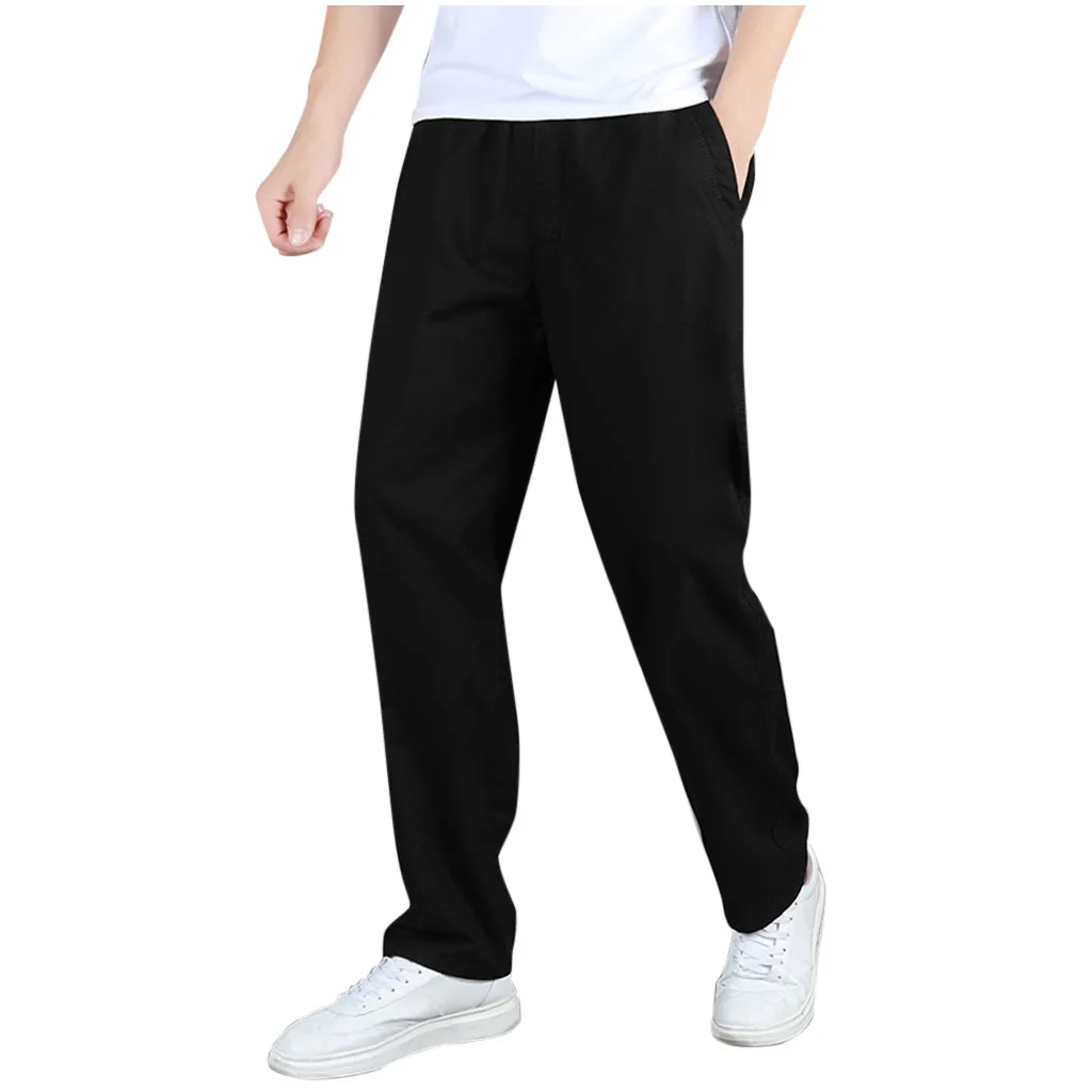 Pantalones hombre мужские повседневные Модные свободные спортивные комбинезоны размера плюс, длинные штаны calca masculina
