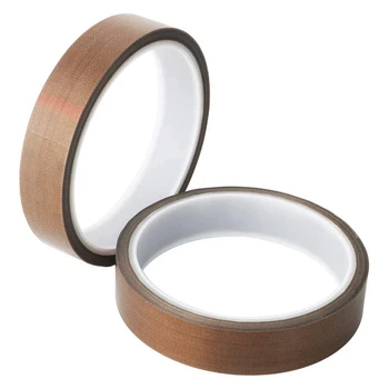 

2 Roll Teflon Tape/PTFE Tape for Vacuum Sealer Machine,Hand and Impulse Sealers (19mm x 10M)