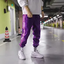 Штаны-шаровары в японском стиле с узкими штанинами, модные брендовые крутые уличные штаны для бега, свободные штаны