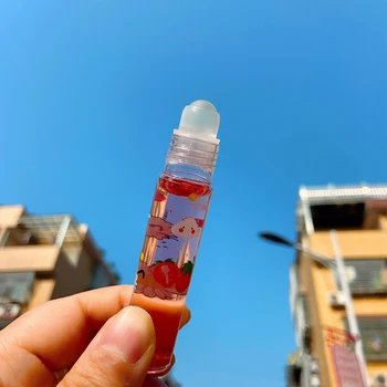 

1pc HENGFANG Lip Gloss Mirror Water Gloss Lip Glaze Transparent Glass Lip Oil Lipstick 6 Colors Random lips makeup cosmetic TSLM