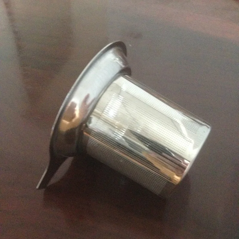 Silver Stainless Steel-Fine Mesh Filter Tea Infuser Fine Reusable Strainer