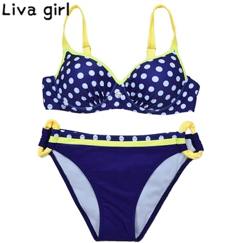 

Liva girl Push-Up Bandeau Bikini Women Padded Bandeau Swimsuit Two-Piece Swimwear Bathing Female Brazilian Biquini Swimsuit new