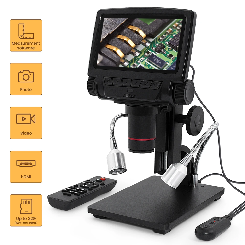 US $164.45 Andonstar Digital Microscope USB ADSM301 HDMIAV Long Object Distance Digital Microscope for Phone Repair Soldering Tool Watch