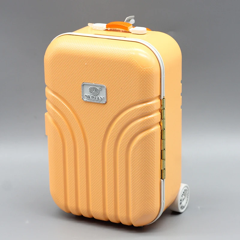 Mini Doll Miniature Rolling Luggage 
