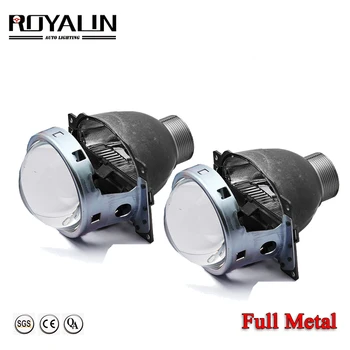 

ROYALIN Car Styling Mini D2S 3.0 Bi Xenon Projector Lens For H4 Auto External Lights Use D2S/H Lamp For Iris GTI-R Smax Shrouds