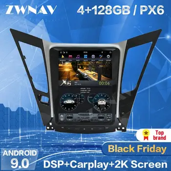 

128G Tesla Screen Carplay For 2012 2013 2014 Hyundai Sonata 8 Android Player GPS Navi Auto Audio Stereo Radio Recorder Head Unit