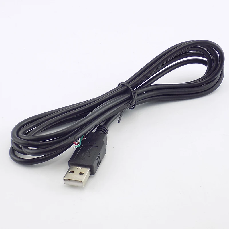 0,3/1/2 M DIY Micro USB разъем мужской одна осветительная головка, 4 Pin кабель для передачи данных, кабель Питание адаптер Зарядное устройство зарядное устройство для смарт-устройств