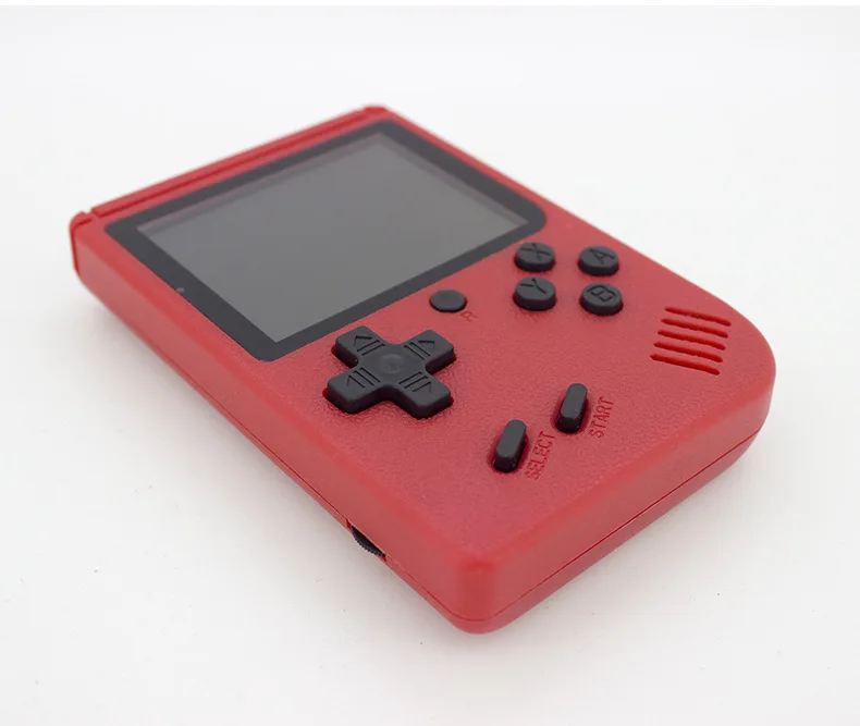 Built-in 400 Games 1000mAh Battery Retro Video Handheld Game Console+Gamepad 2 Players Doubles 3.0 Inch LCD Game Player TV Out