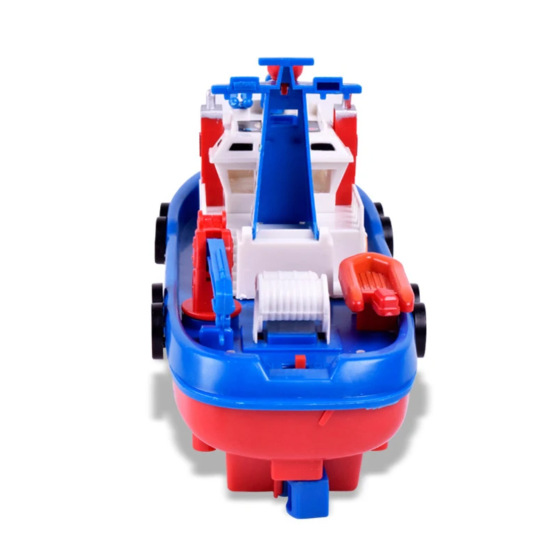 Kids Toy Fire Boat High Speed Music Light Electric Marine Rescue Non-remote Gifts RC Boats Remote Control Toys Educational Toys