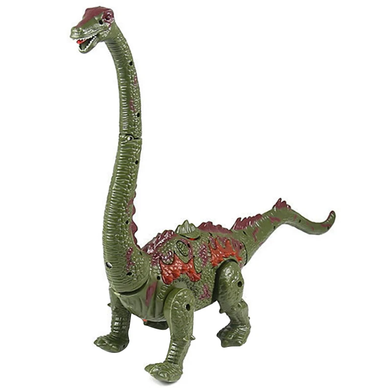 2019 Новый электрический игрушечный динозавр ходячая Лейка яйцо с длинным вырезом проекция модель животного