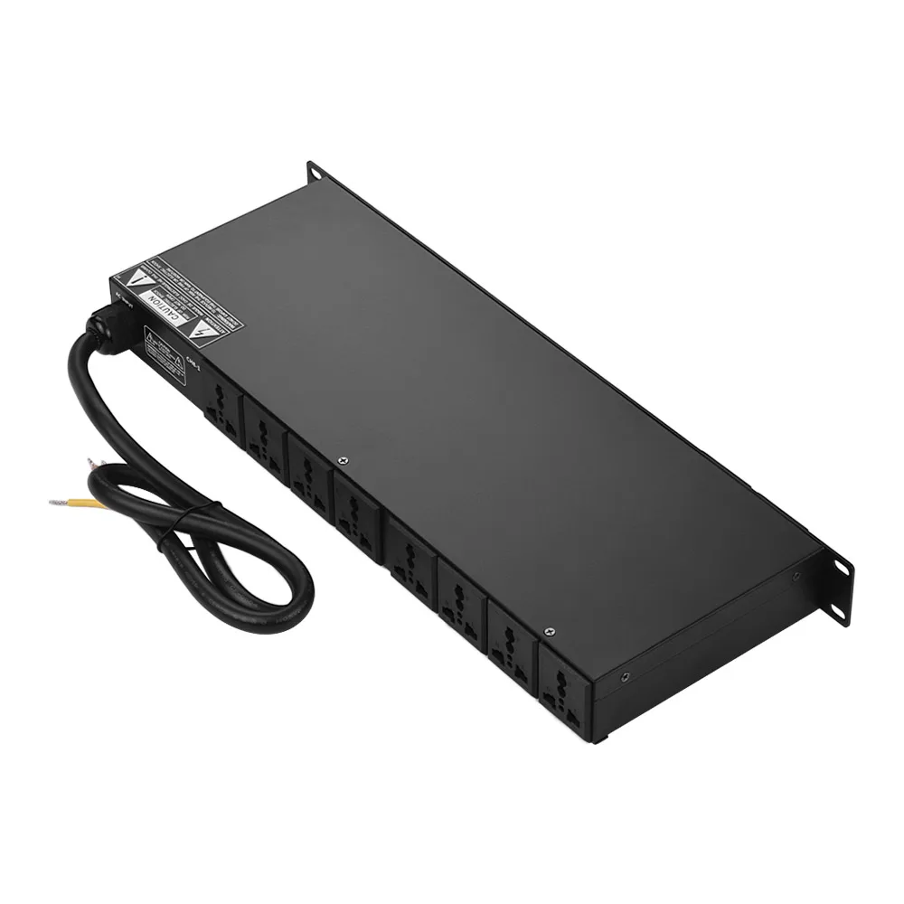 Muslady VS-1028 10-полка с креплением на вентиляционную решетку крепление регулятор последовательности питания кондиционер стабилизатор напряжения Регулятор питания с lcddisplay