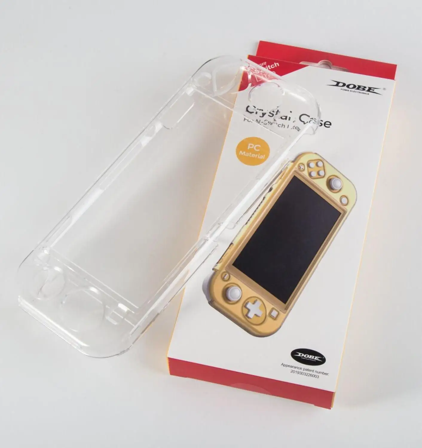 

Portable Crystal Transparent Case Protective Cover Environmentally Friendly PC Skin Shell Fit for Nintend Switch Lite Console