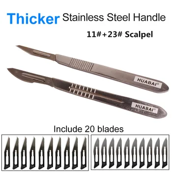 

11# 23# Disposable Animal Surgical Scalpel Knife Stainless Steel Knife DIY Cutting Tool PCB Repair Knife