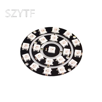 

21 bit WS2812 5050 RGB LED driving lights built full color development board