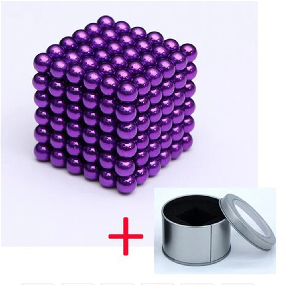 

216pcs 3mm Free Combination Magnetic Neo Magic Cube Ball, Puzzle Cube Balling with Gift Box, Funny Game Pressure Relief Toys