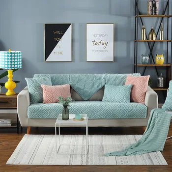 

1/2/3seat Couch Cover Chair Throw Pet Dog Kids Mat Furniture Protector Reversible Armrest Slipcovers Sofa Towel for Living Room