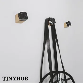 

Brass+Marble Hook Nordic Light Luxury Hook Door wall Living Room Creative Wall Decoration Metal Coat Hook