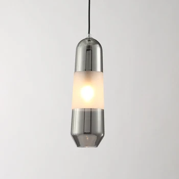 

Nordic Color Candy Pendant Lights Living Room Table Bedroom Children's Room Ins Retro Single Head Glass Lamps Hanging Fixtures