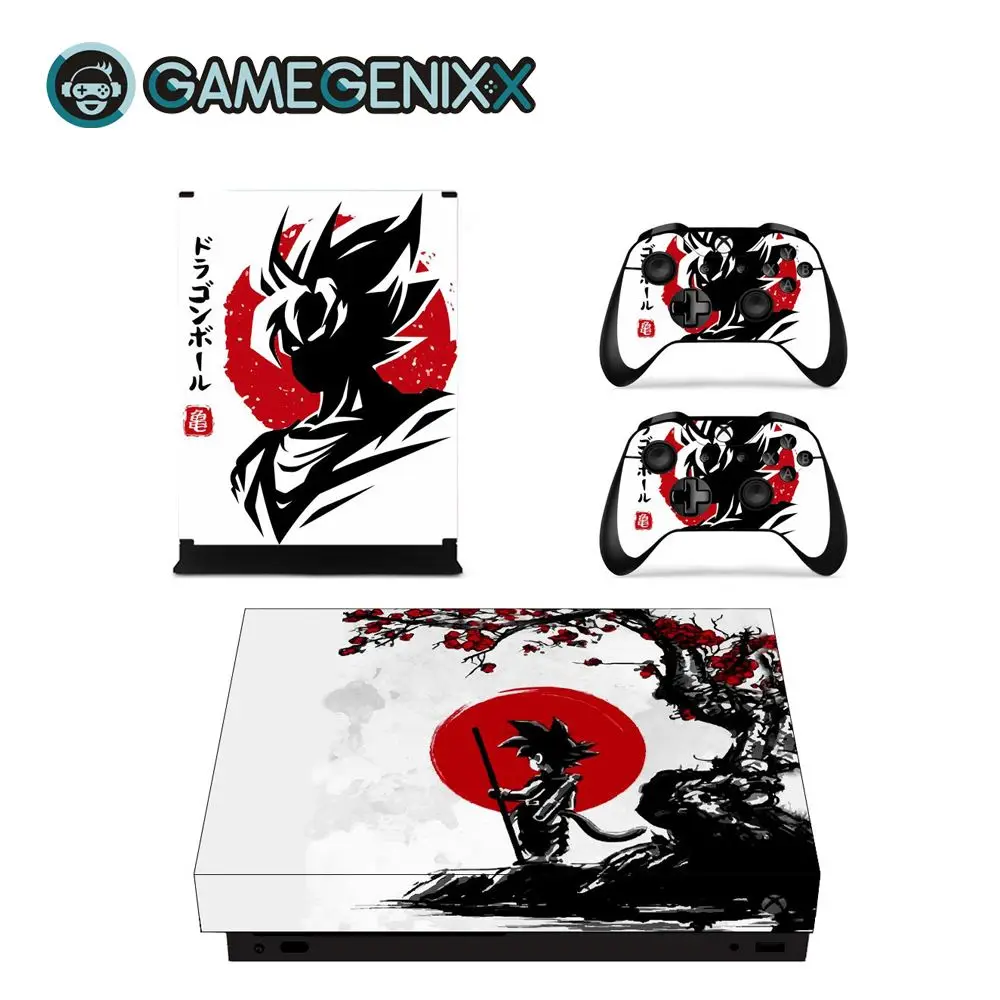 GAMEGENIXX Кожа Наклейка виниловая наклейка водонепроницаемый чехол для Xbox One X консоли и 2 контроллеров-Dragon Ball Super - Цвет: Dragon Ball Super