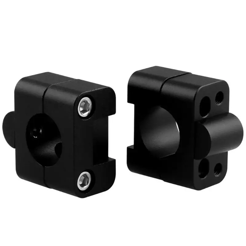 Горячая мотоцикл алюминиевый руль ручка бар стояки гладкая поверхность сплошной цвет зажимы для грязи велосипед ямы черный