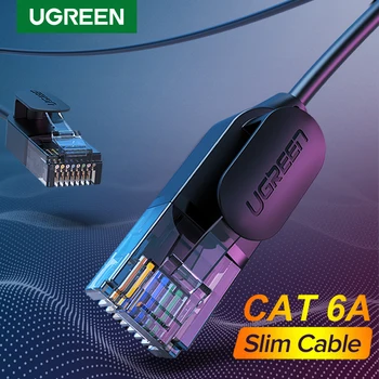 

Ugreen Ethernet Cable Cat 6 A 10Gbps Network Cable 4 Twisted Pair Patch Cord Internet UTP Cat6 a Lan Cable Ethernet RJ45