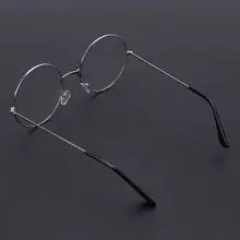 HP Vintage gafas de marco redondo Cosplay Prop figura de acción juguete delicado y bonito gafas para hombres mujeres niños 72XC
